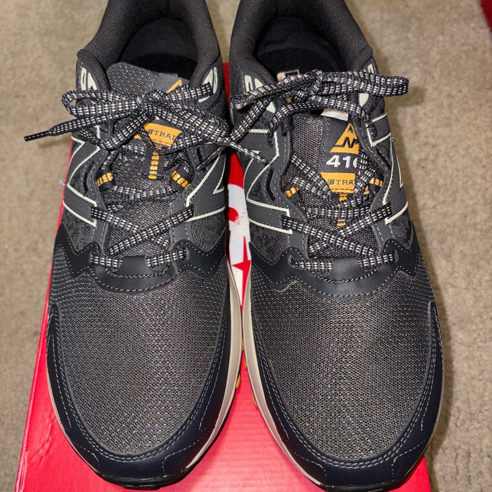 New Balance™410 v7 Trail All-Terrain Running Shoes ~ MT410LG7 ~ Men 12 D Gray